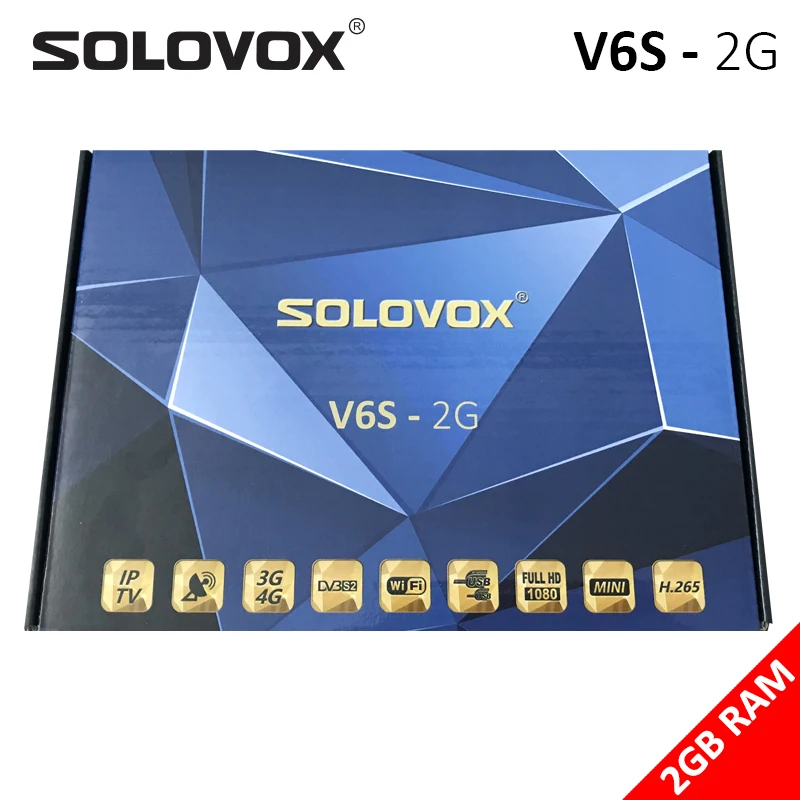 Спутниковая ТВ приставка SOLOVOX V6S MINI HD DVB S2 с поддержкой Xtream Stalker M3U USB WiFi 3G 4G PowerVU