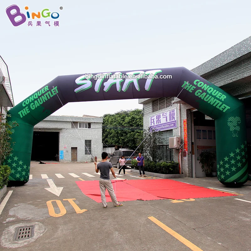 Бинго®11,8*5,5 м высокий воздух выдувная гоночная АРКА надувной цикл/марафон Спорт гоночная арка