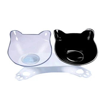 

Non-slip Cat Bowl Double Bowls With Raised Stand Pet Food And Water Bowls For Cats Dogs Feeders Cat Bowl Pet Supplies 3
