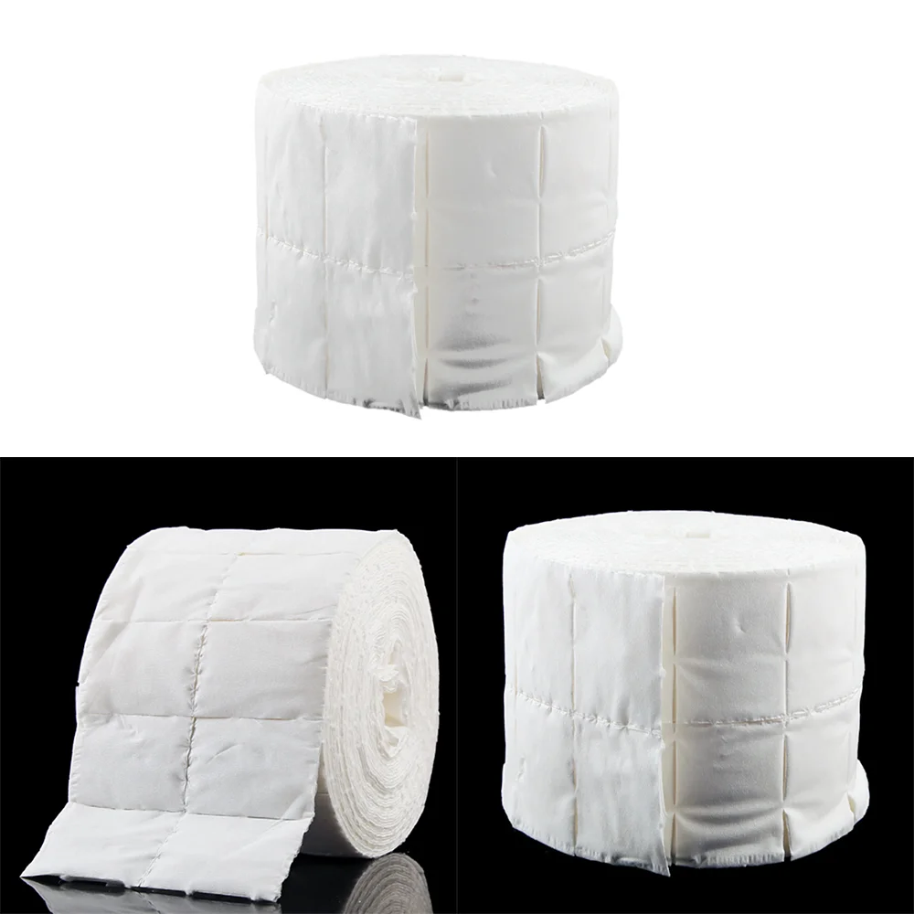 300/500Pcs Cleaner Nail Degreaser Cotton Wipes Gel Polish Glue Remover Lint-free Napkins Manicure Nails Art Accessories Tools