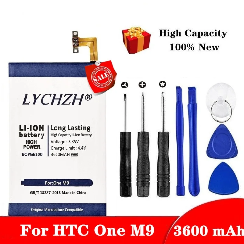 

3600mAh BOPGE100 B0PGE100 Battery for HTC ONE M9 M9+ M9W One M9 Plus M9pt Hima Ultra 0PJA10 0PJA13 Battery with free tools