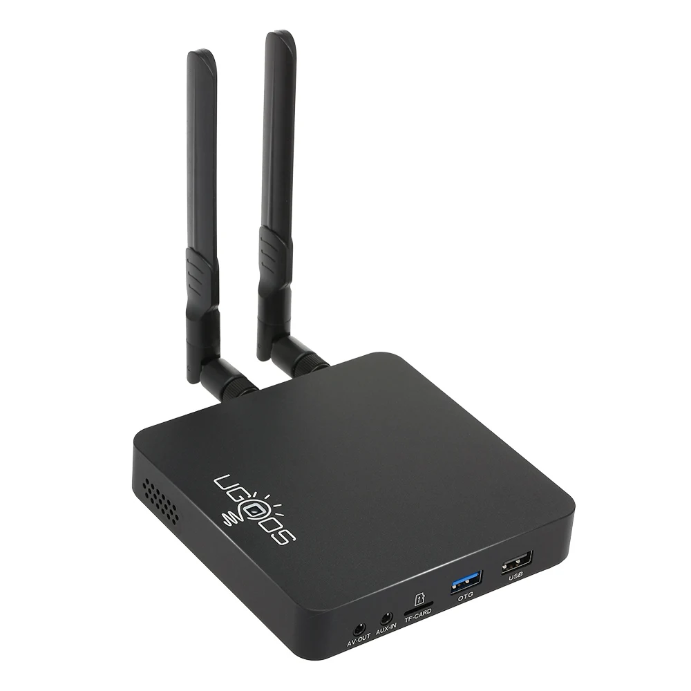 UGOOS AM6 Pro Smart Android 9,0 ТВ приставка Amlogic S922X 4 Гб LPDDR4/32 ГБ 2,4G и 5G WiFi 1000M LAN DLNA BT 5,0 4K HD медиаплеер
