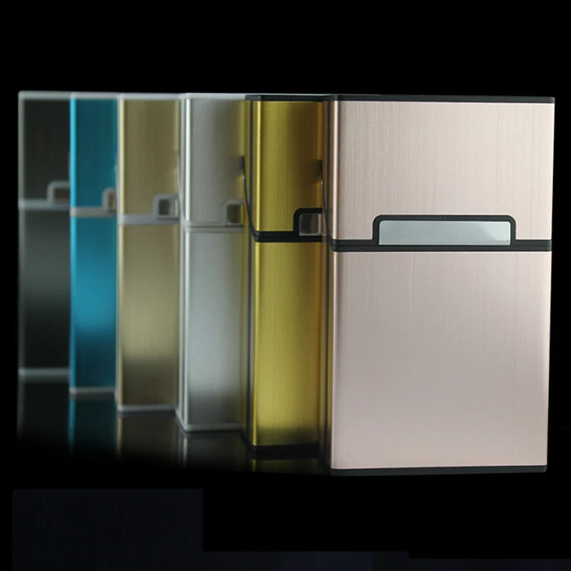 

1Pcs Cigarette Boxes Tobacco Holder Cigar Storage Container Pocket Box Men Gift Cigarette Case Smoking Accessories