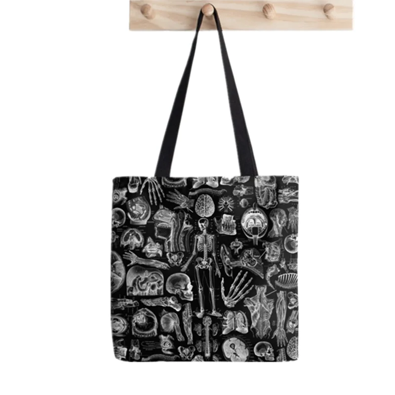 Hold on to Your Weird  Rainbow Tote Bag Print Tote Bag women Harajuku shopper handbag girl Shoulder shopping bag Lady Canvas Bag
