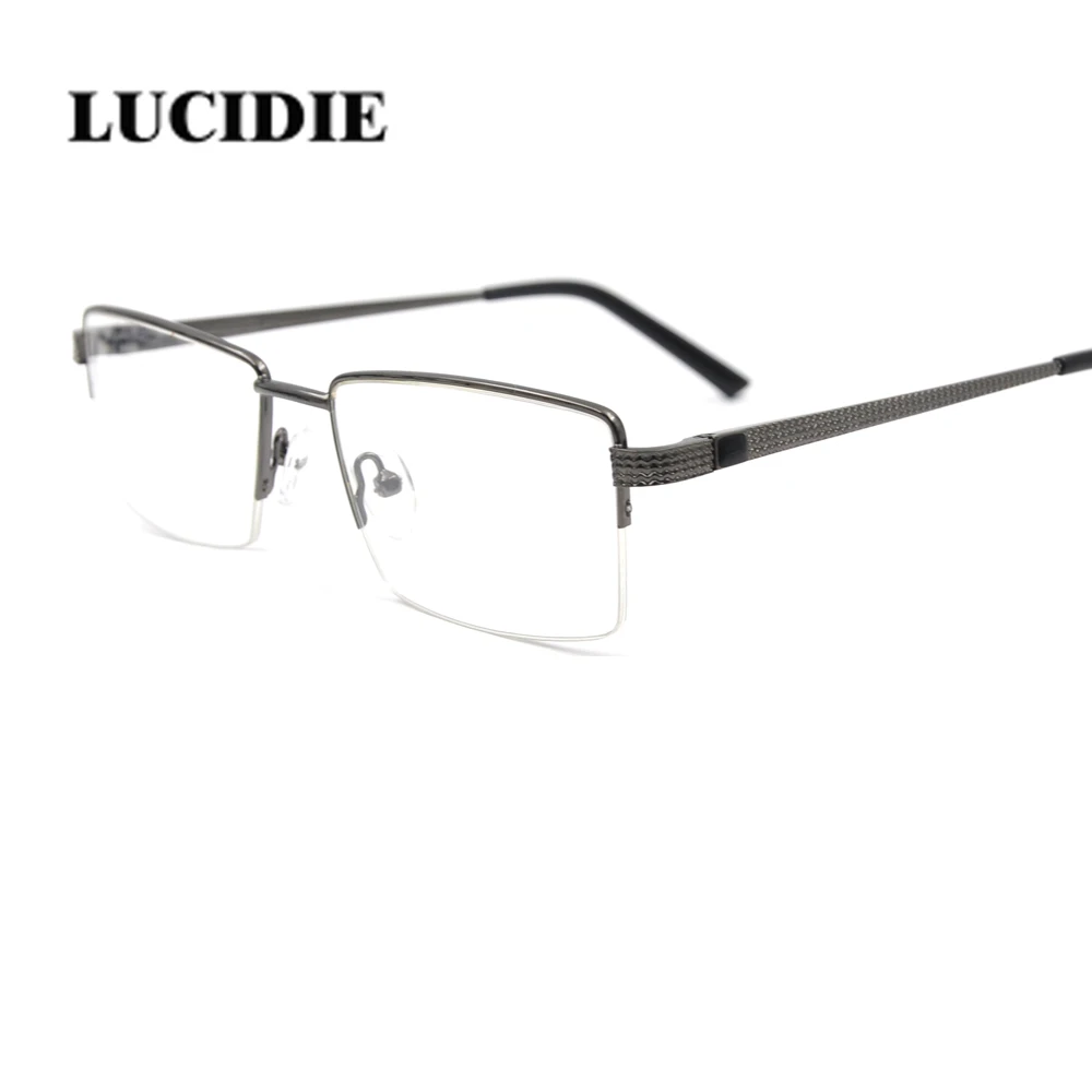 Классические мужские очки в ретро-стиле, полосатые винтажные черные популярные металлические оправы для очков
