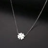 DOTOFI Four Leaf Clover Pendant Necklace For Women Stainless Steel Quality Fashion Jewelry ► Photo 2/6