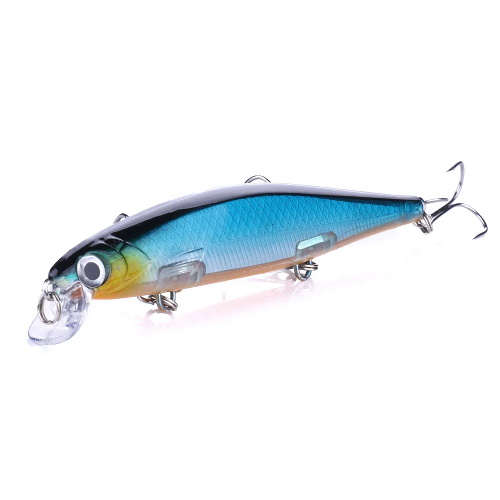 1Pcs 11cm 13g Sinking Minnow Fishing Lure Hard Bait 3D Eyes Crankbait Peche Pesca Artificial Jig Wobblers Fishing Tackle