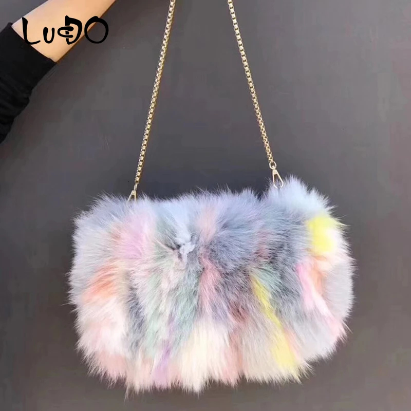 designer fur bag