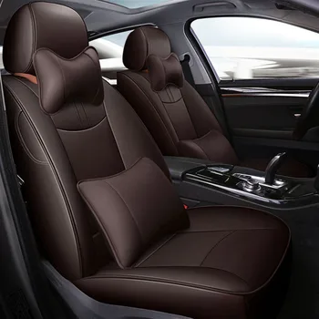 

custom cowhide car seat cover for lifan SMILY 330 SOLANO 520i X60 X50 X80 720 BREEZ 630 530 820 accessories car styling sticker