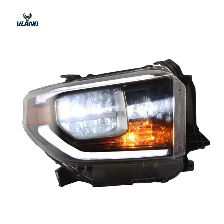 Vland factory for car head light for Tundra LED head lamp with turn signal with sequential indicator