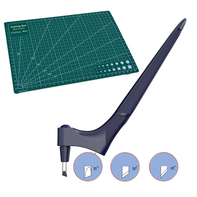 Craft Knives Set 360° Rotating Slice DIY Craft Cutting Tools Precision Carving Knife Accessories Paper Cutting Tool, Cutter