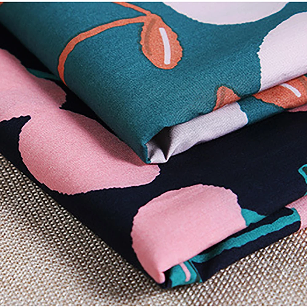 Lychee Life 50x142 см Сакура печатная ткань модные красочные ткани Ручное шитье для поделок одежда поставки украшения