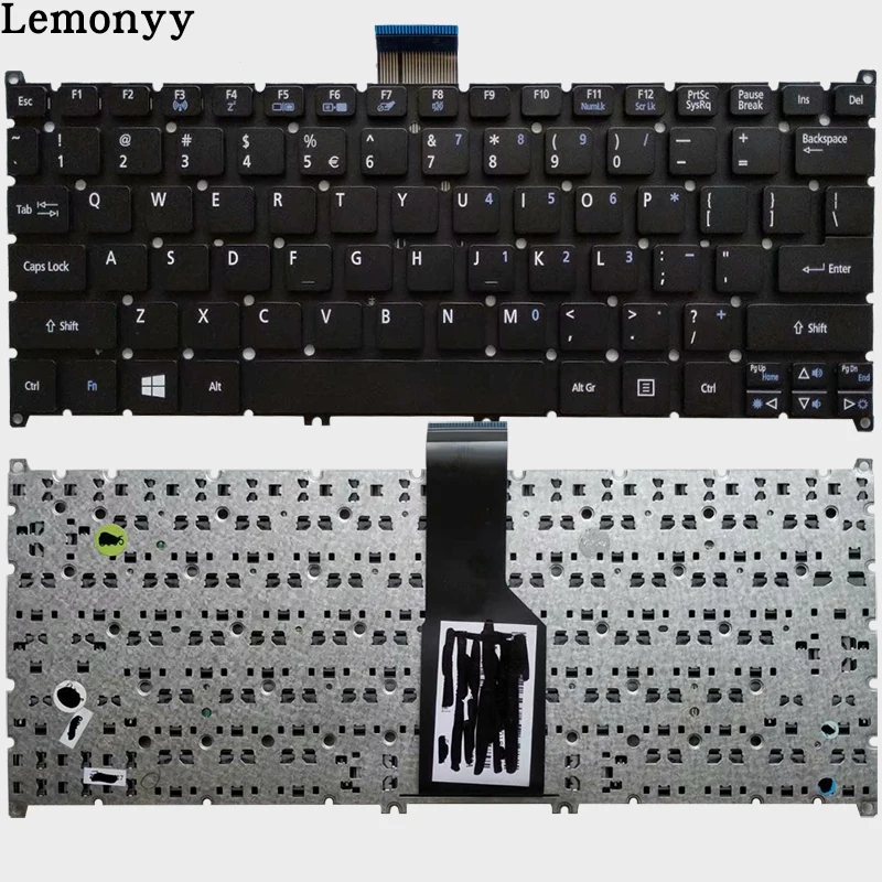 US Laptop Keyboard For Acer Aspire V5-123 V5-131 V5-121 V5-171 S3-331 S5-951 Aspire One 725 756 AO7