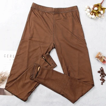 

2021 Autumn and Winter Warm Brushed and Thick Leggings Women's Outer Wear High-waisted Slimming Stepping Cotton-padded