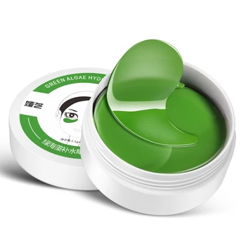 

YZKMSKI Green Seaweed Moisturizing Gel Eye Mask Hydrating Anti-puffiness Lighten Dark Circles Remove Eye Bags Eye Patch Eye Care