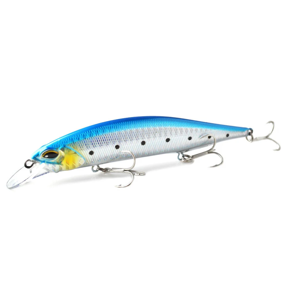 

120mm 19g Suspend Fishing Lure Wobbler Floating Long Cast Crankbait Hard Lure Sea Minnow Lure Bass Pike Artificial Bait Tackle