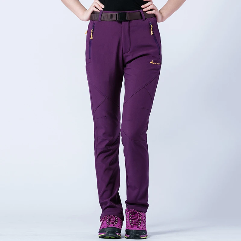Pantalon De Randonnée Femme WORK IDEA | Coupe Slim Stretch, Imperméable | 97% Coton, 8% Élasthanne | Pour Activités Plein Air - 3