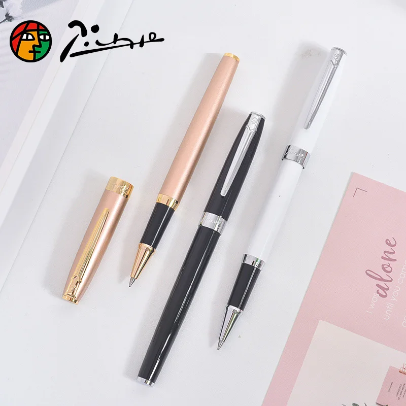 

Pimio 717 Lucury Gift Rollerball Pen with Original Case 0.5mm Black Ink Metal Pens Business Office School SuppliesSignature Pens