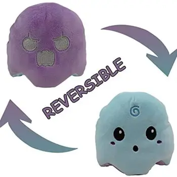 

Reversible Toy 3D Cotton Night Glow Ghost Doll Halloween Pumpkin Double-sided Flip Reversible Plush Toy Gift Decoration For Home