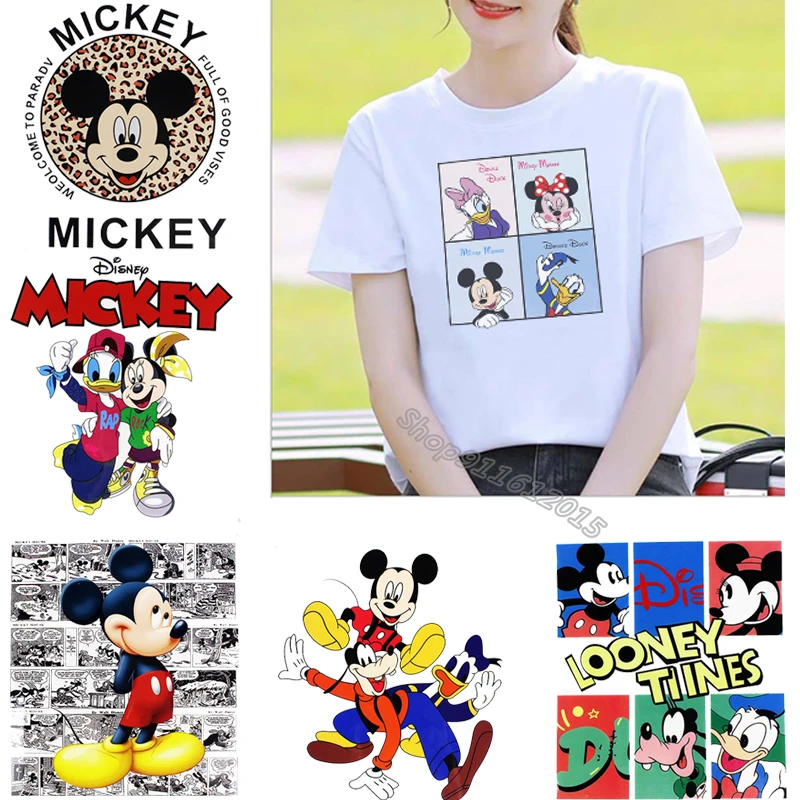 Mickey Mouse Hot Transfers Sticker 