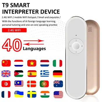 

Intelligent 40 Language Translator Bluetooth Translator Real-time Translation Machine Traveling Meeting Voice Translators