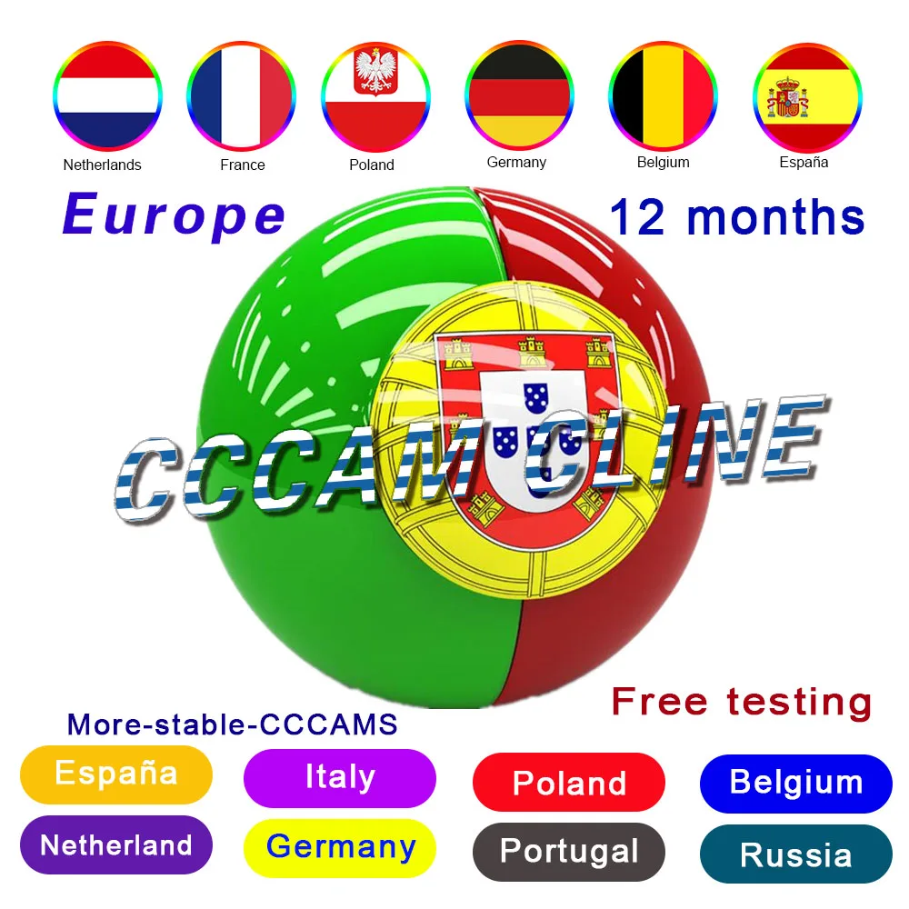 

Full HD 1/2 Year CCCAM Cline/Spain Server stable in Spain 4/6/8 Lines Oscam Cline Reseller Panel free test for v7 v8 nova