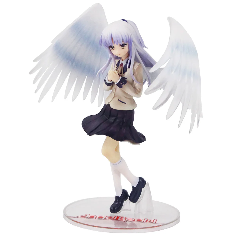 22 см аниме Ангел биты Tachibana Kanade экшн фигурка крылья школьная форма Улыбка ver.