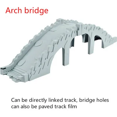 arch bridge 240 шт магический трек коллекция детский подарок на день рождения Электрический светящийся гоночный DIY светодиодный игрушечный автомобиль детские игрушки для мальчиков и девочек - Цвет: arch bridge