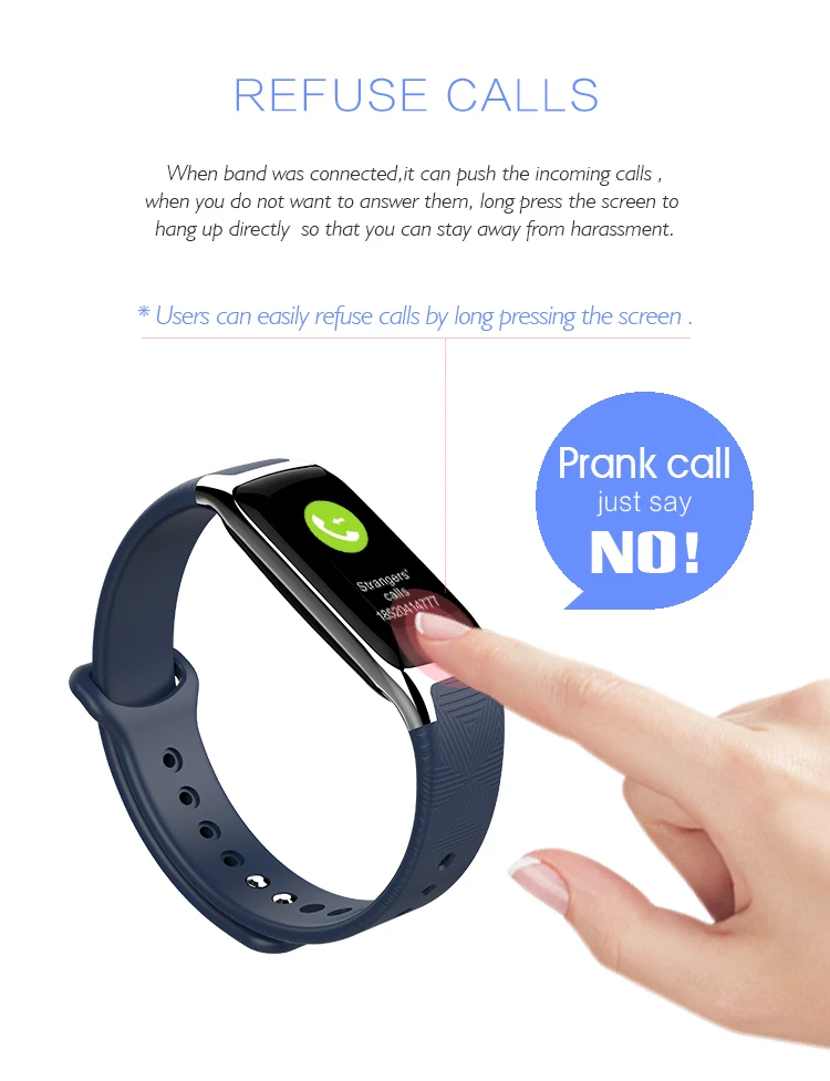 B20 Smart Wristband Bluetooth Sport Wristband Blood-presure Sedentary Reminder Remote Control Sport Business Watch Weather Young