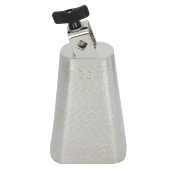 

6-Inch Cowbell Electroplate Cow Bell Carl Orff Percussion Educational Musical Concert Instrument Toy For Kid Child Gift - NL6NHE