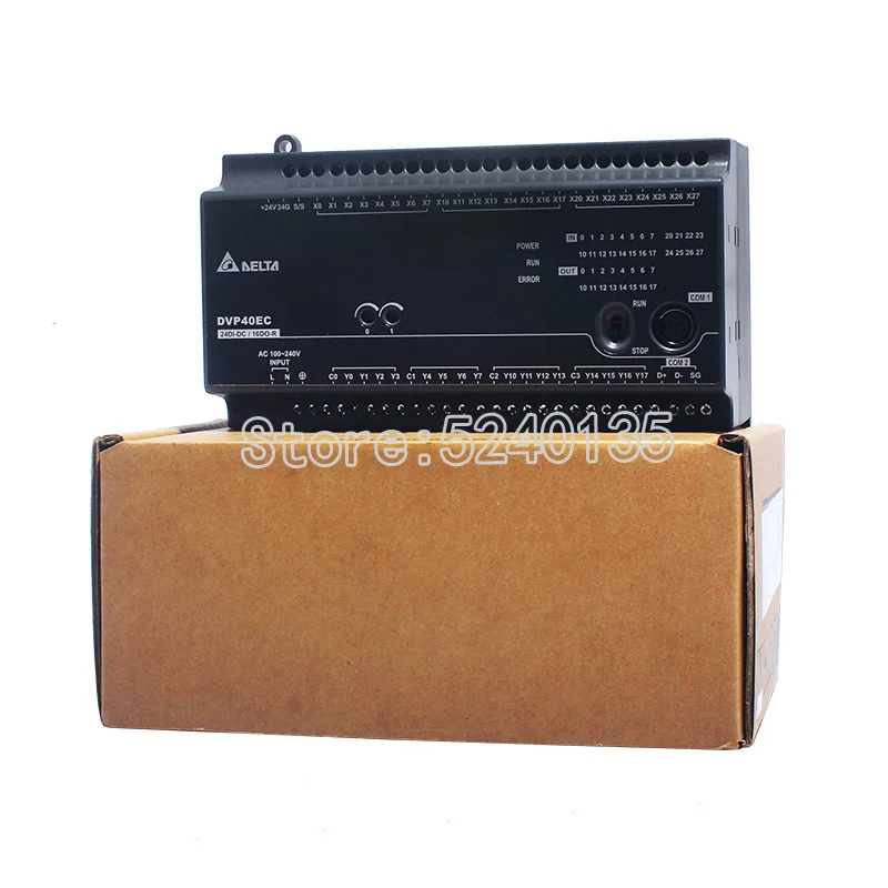PLC EC3 серии DVP40EC00R3 DVP40EC00T3 100-240VAC 24DI 16DO релейный выход