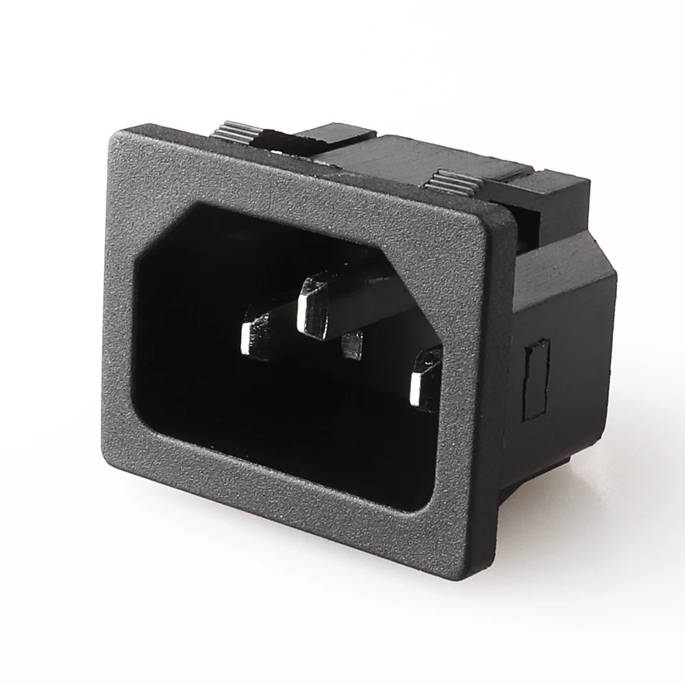 LZ 14 2 3 pin solid C14 Штекерный разъем питания|Соединители| |