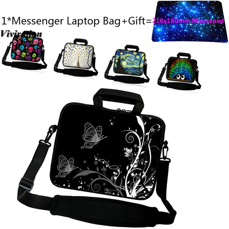 Женская сумка-мессенджер 10 дюймов чехол для планшета huawei Xiaomi Mipad 4Plus 10,1 Чехол 17 17,3 15,6 15 14 13 12 сумка для ноутбука+ коврик для мыши