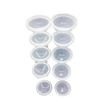 

9Pcs Round Spherical Silicone Mold Jewelry Making DIY Ball Epoxy Resin Molds Kit