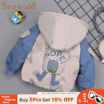 

Bear Leader 2020 New Parkas 1-5 Years Kids Baby Winter Cartoon Outerwear Boys Warm Down Coats Children Cute Cool Clothing Suit