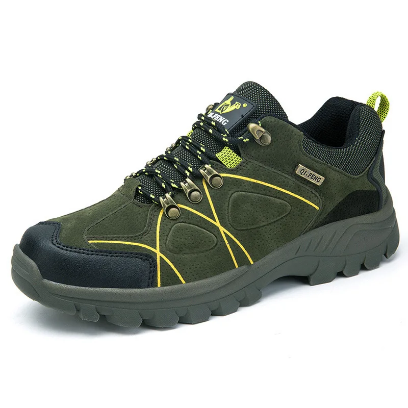 Мужские и женские уличные спортивные треккинговые ботинки дышащая обувь для альпинизма треккинговые кроссовки Классические повседневные ботинки подарок для пары - Цвет: 8806 Green