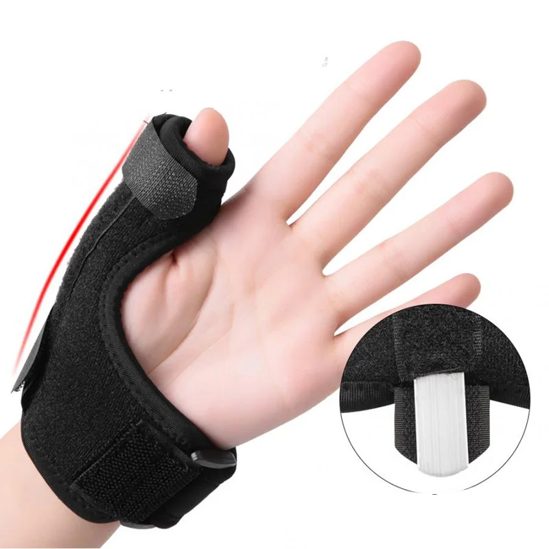 

Thumb Brace Durable Adjustable Elastic Thumb Stabilizer Finger Support Wrist Band Splint Support Brace Stabiliser