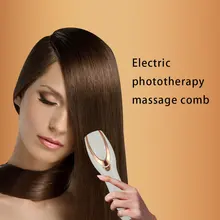 Phototherapy Scalp Massager Comb USB Rechargeable Electric Massage Comb for Hair Growth Anti Hair Loss
