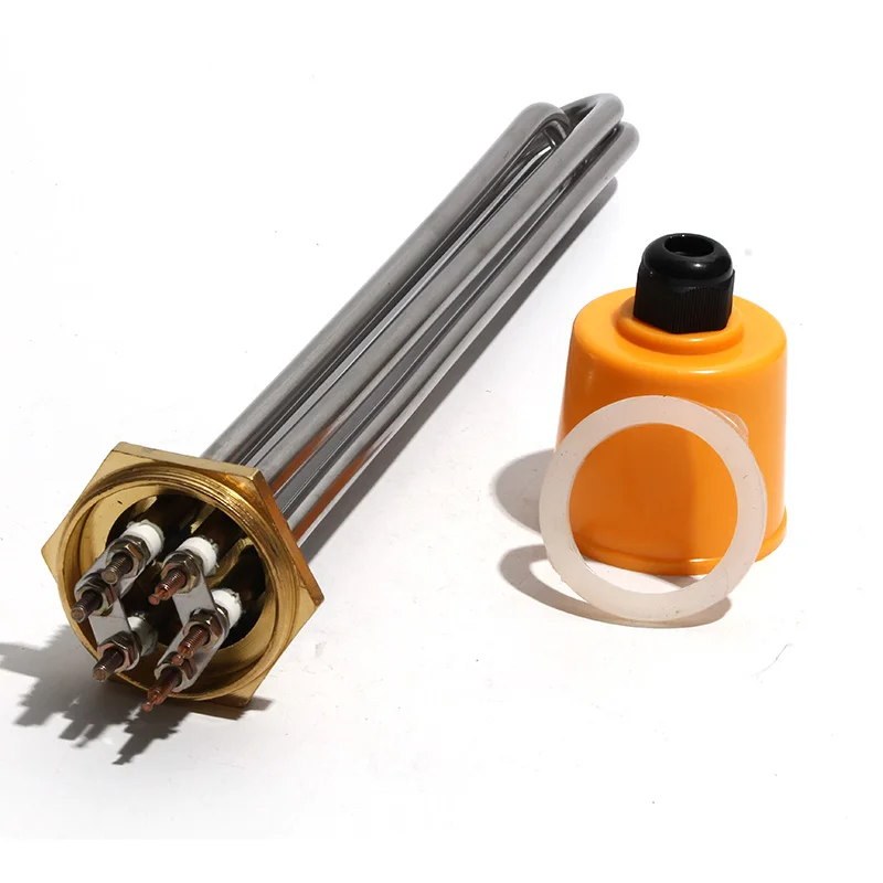 Description Picture 5 of itemLujinxun 220V/380V Water Tank DN40/1.5" Heating Elements 3KW/4.5KW/6KW/9KW/12KW Electrical Immersion Heaters 201SS 8mm Tube