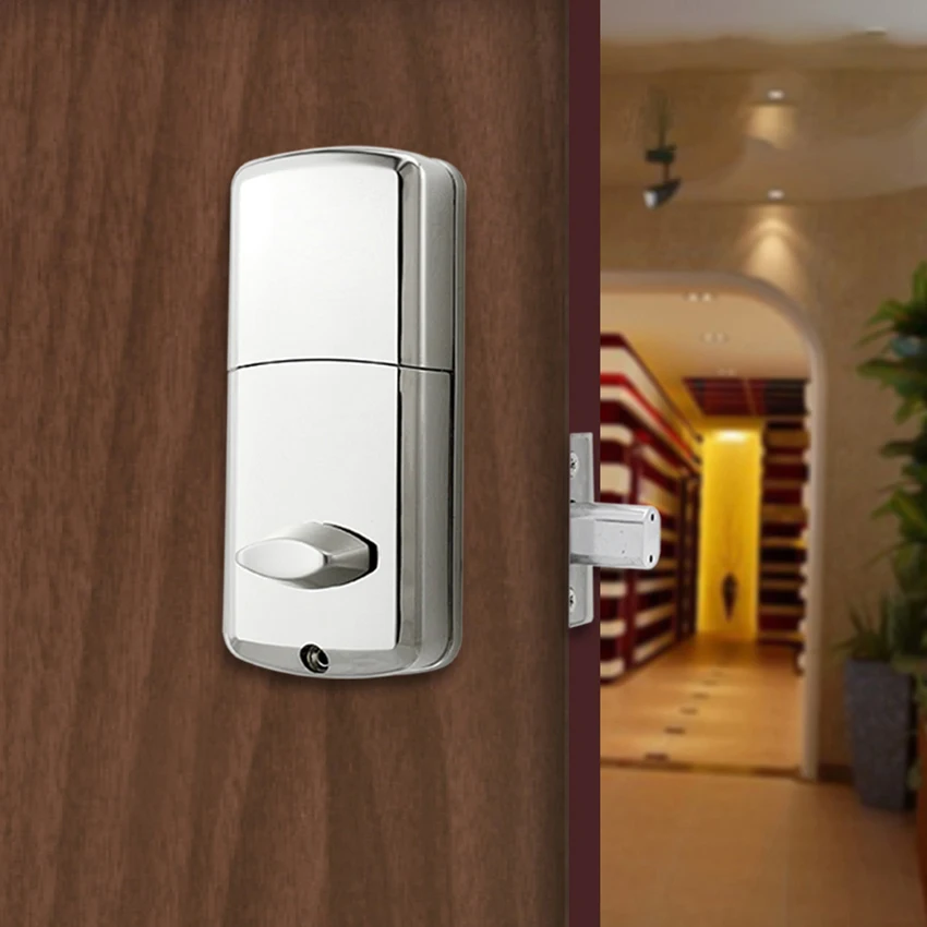 Smart Deadbolt Door Lock with Keys Home Electronic Keypad Deadbolt Doot Lock Keyed Entry Zinc Alloy Brushed Silver
