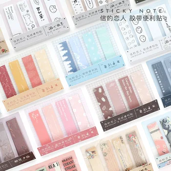 

1set/lot Memo Pads Sticky Notes Colorism series Paper diary Scrapbooking Stickers Office School stationery Notepad
