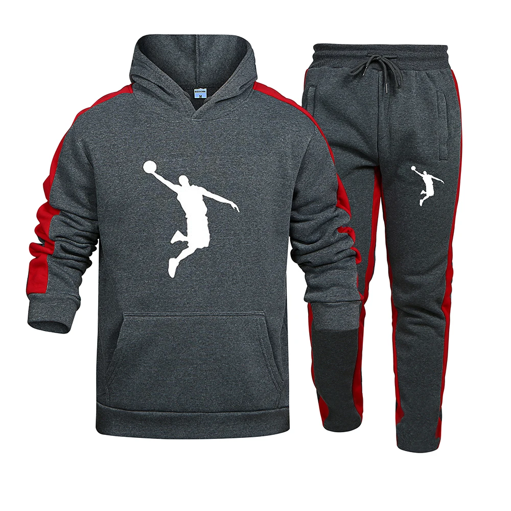 Autumn and Winter Tracksuit Men 2 Pieces Set Sweatshirt + Sweatpants Sportswear Hoodies Casual Mens Clothing Hoodies Suit Autumn and Winter Tracksuit Men 2 Pieces Set Sweatshirt + Sweatpants Sportswear Hoodies Casual Mens Clothing Hoodies Suit