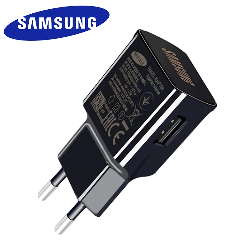 Оригинальное быстрое зарядное устройство samsung EU US Plug Adapter 9 V/1.67A Быстрая зарядка