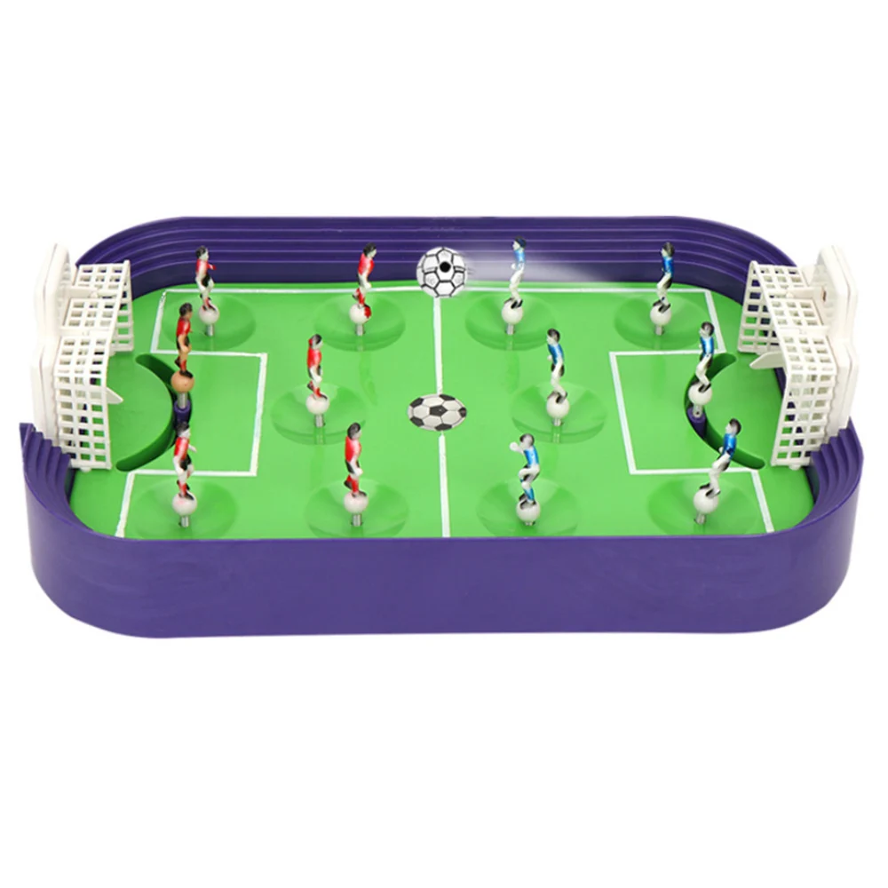 

Novel Mini Tabletop Table Soccer Toy Shooting Defending Board Game Football Sport Match Kids Preschool Play Ball Toys
