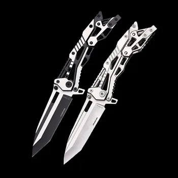 

High Hardness Portable Folding Knife Survival Rescue EDC Tool Self-defense Army User Camping Combat All-steel Tactical Knife