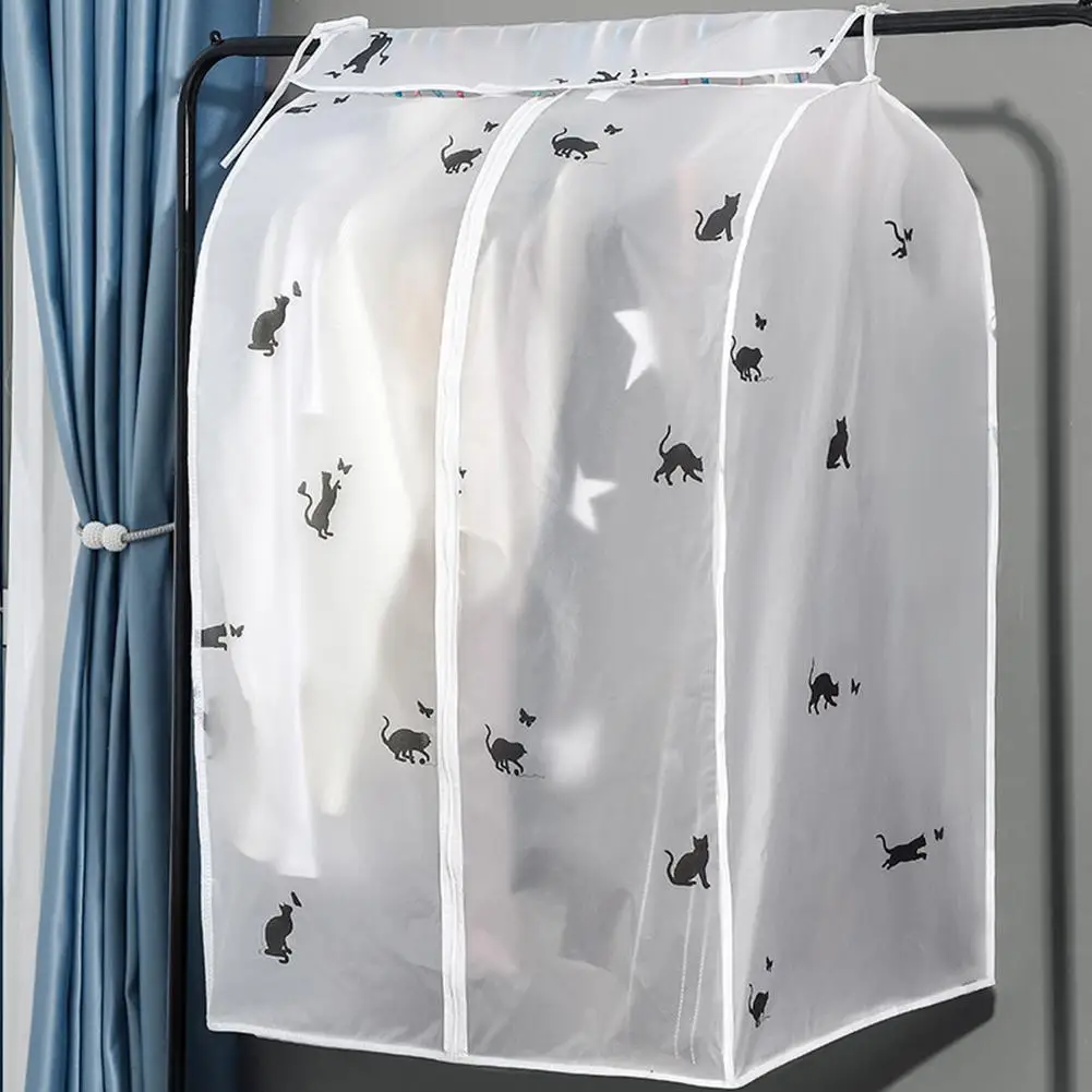 PEVABreathableWaterproofWardrobeCoatSuitClothingHangingBagDustCoverClothesDustCover
