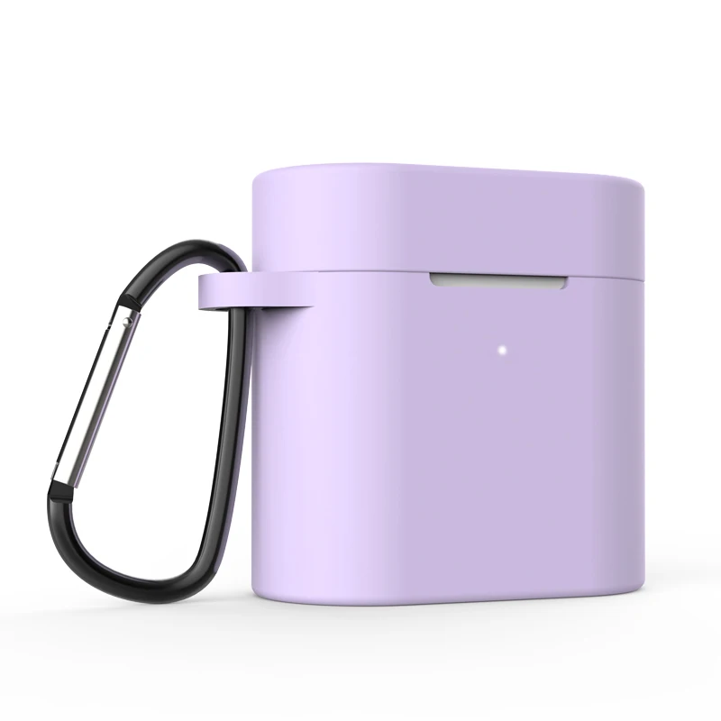 02 Для Xiaomi Mi Air 2 TPU полный Чехол для Airdots Pro 2 TWS беспроводные Bluetooth наушники защитные аксессуары с крючками чехол - Цвет: 02