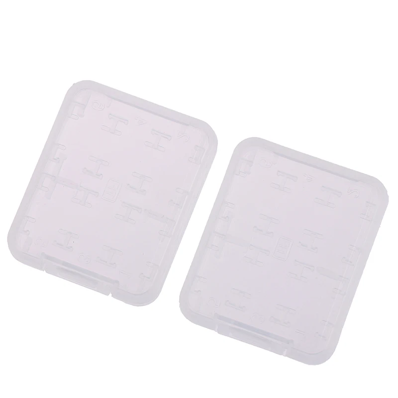 Комплект из 2 предметов, 8 в 1 прозрачный жесткий чехол из пластика с изображением картридер 2 микро-sd TF MS карта памяти защитная коробка держатель футляр карта памяти коробка