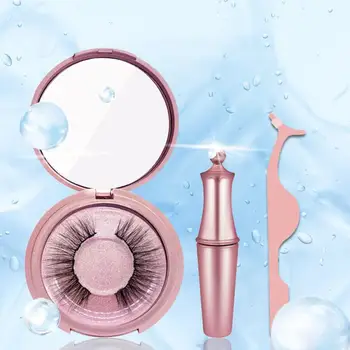 

Magnetic Eyelash Eyeliner Eyelash Curler Set 5 Magnet Natural Long Magnetic False Eyelashes With Magnetic Eyeliner Maquillaje