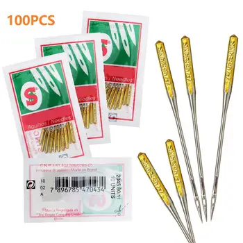 

100pcs/set Sewing Needles Universal 9/11/14/16/18 Domestic Mixed Kit Packing Sewing Accessories for All Domestic Machine